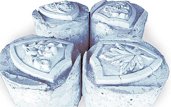 #509 ~ School - LOT OF 4 Crests from Centre Street Bridge