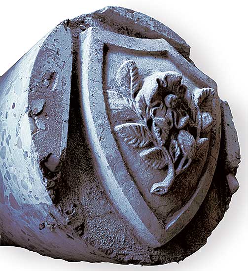 #510 ~ School - English Rose Crest from Centre Street Bridge