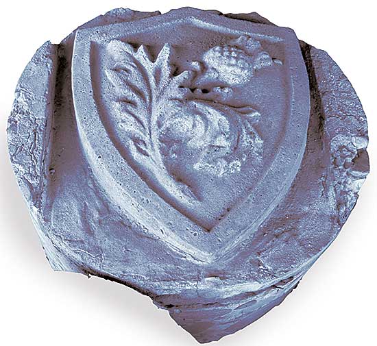 #514 ~ School - Scottish Thistle Crest from Centre Street Bridge