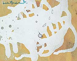 #219 ~ MacDonald - Untitled - Little White Abstract