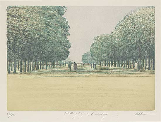 #1007 ~ Altman - Walking Figures, Luxembourg  #33/165
