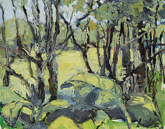 #1017 ~ Baxter - Untitled - Green Forest