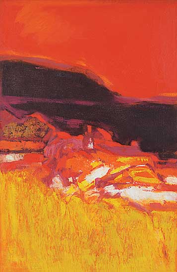 #1029 ~ Billmeier - Untitled - Landscape with Cottage