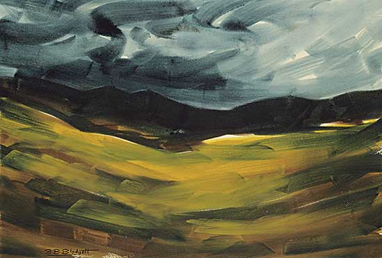 #1032 ~ Blodgett - Untitled - Moody Landscape