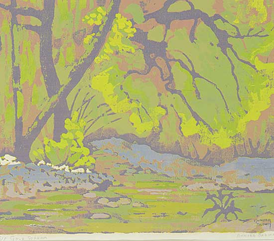 #1042 ~ Brown - Gold Stream  #5/5