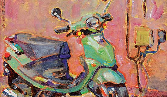 #1048 ~ Burrow - Little Vespa