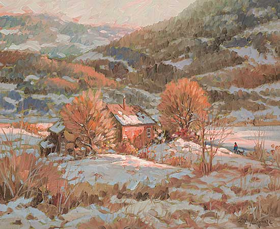 #1069 ~ Del Signore - Two Friends in the Laurentides