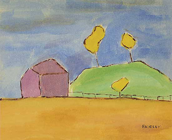#1094 ~ Fairley - Barn at Night