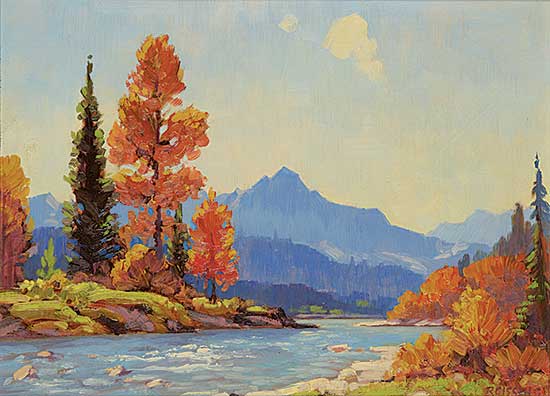 #1112 ~ Gissing - Mountain Landscape