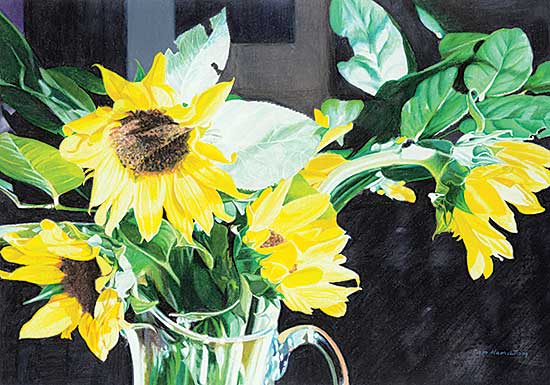 #1129 ~ Hamilton - Sun Flower Light
