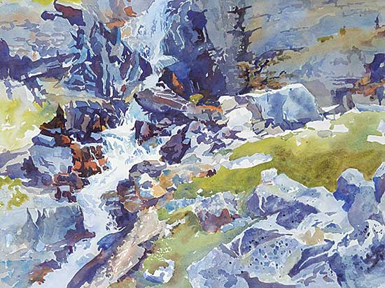 #1139 ~ Heine - Mountain Falls, Lake O'Hara