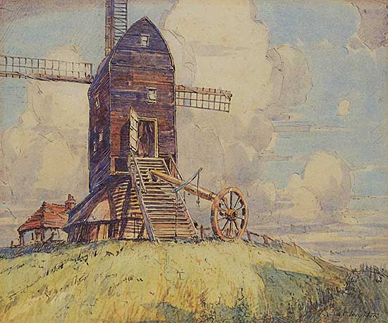 #1183 ~ Leighton - Black Mill on the Downs, Sussex