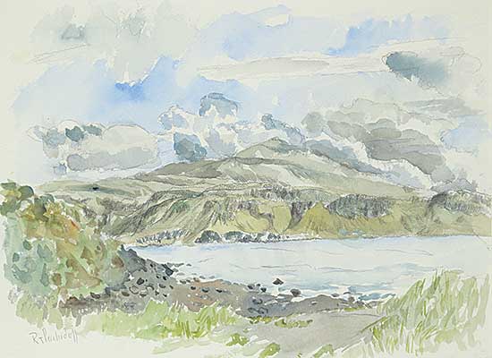 #1251 ~ Perehudoff - Untitled - A View of the Lake