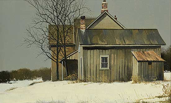 #1279 ~ Rock - House Near Bancroft, Ont.