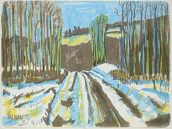 #1327 ~ Snow - Side Road  #7/50