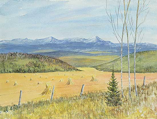 #1342 ~ Turner - Western Landscape