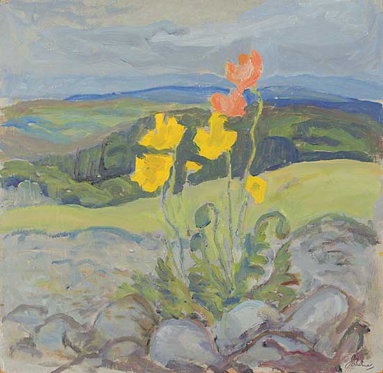 #1344 ~ Turner - Untitled - Early Poppies