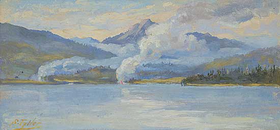#1352 ~ Tytler - Untitled - View of the North Shore Vancouver