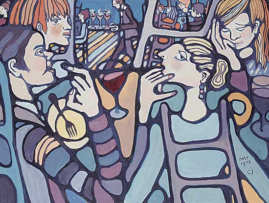#1355 ~ Wahl - Untitled - At the Bar