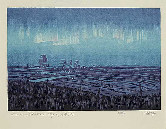 #1360 ~ Weber - Dancing Northern Light, Alberta  #68/80