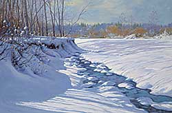 #1122 ~ Gonsalves - Snow Shadows, Fish Creek