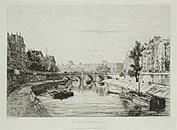 #1176 ~ Lalanne - Vue Prise du Pont St. Michel