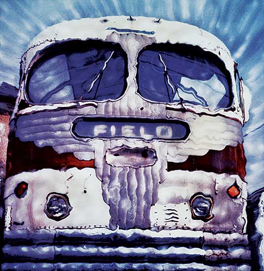 #88 ~ Groll - Untitled - Old Bus, Destination Field