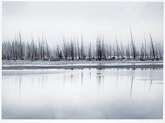 #118 ~ Richards - Vermilion Lake, Fog, Banff National Park