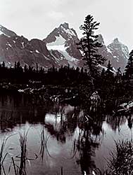 #96 ~ Harmon - Mount Geikie and the Ramparts, circa 1918