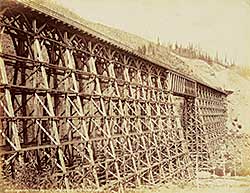 #115 ~ Notman - Mountain Creek Bridge, Containing 1,500,000 Feet Timber Along the Canadian Pacific Railway