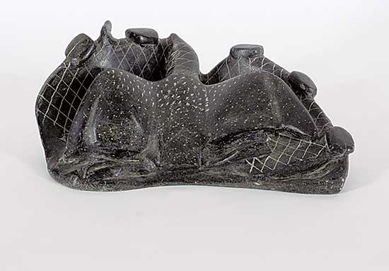 #1008 ~ Amittu - Untitled - Loon Caught in Fishing Net