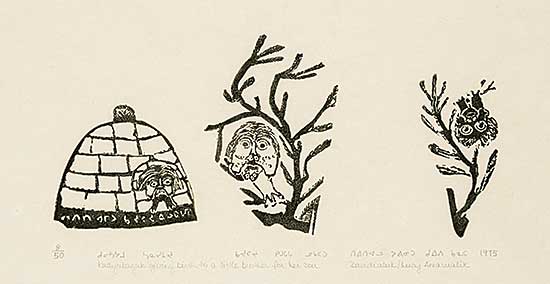 #1012 ~ Amittu - Kadyutaguk Giving Birth to a Little Brother For Her Son  #8/50