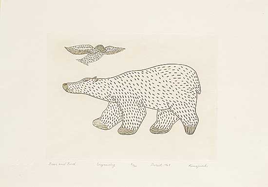 #1029 ~ Ashevak - Bear and Bird  #5/50