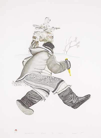 #1120 ~ Pootoogook - Young Hunter Watches  #48/50