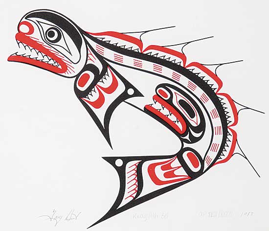 #1230 ~ Hunt - Kwagulth Eel  #AP XVIII/XXXVI