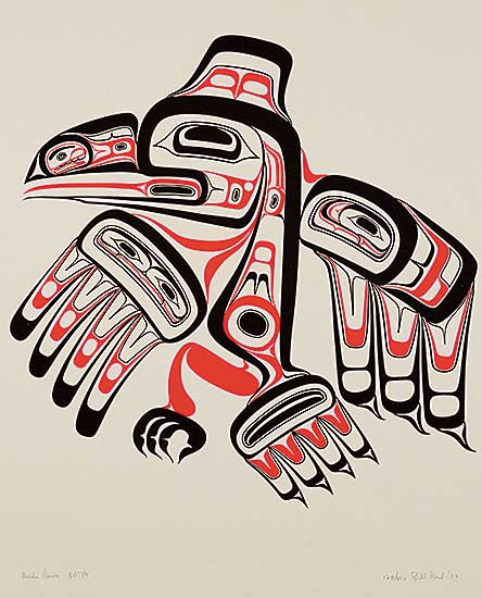 #1254 ~ Reid - Haida Raven #124/450