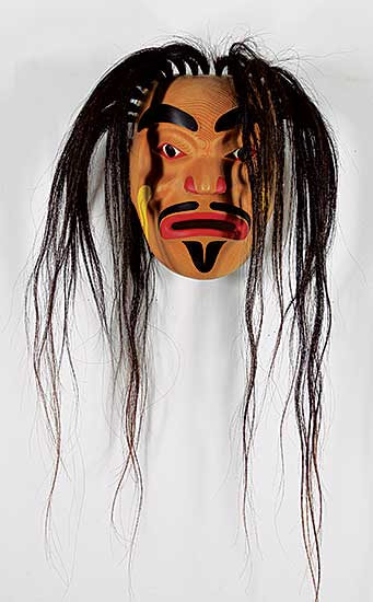 #1266 ~ Scow - Portrait Warrior Mask