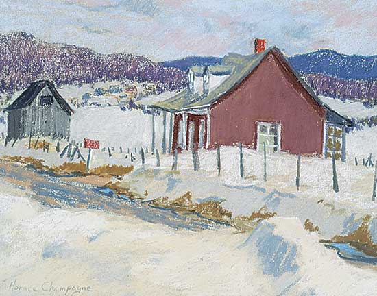#33 ~ Champagne - Untitled - Winter Road