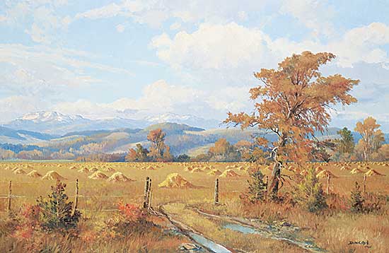 #41 ~ Crockford - Harvest Time Nr. Caroline, Alta.