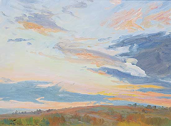#45 ~ de Grandmaison - Stormy Sunset Alberta
