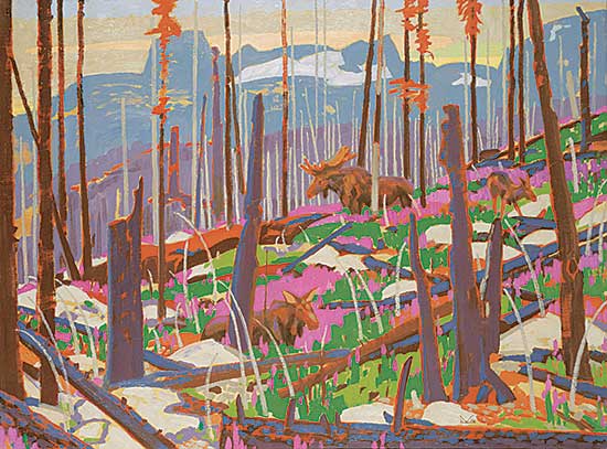 #73 ~ Kerr - Fireweed, Burn on Storm Mountain