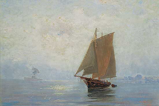 #102 ~ O'Brien - Coming in the Harbour, Saint John, N.B.