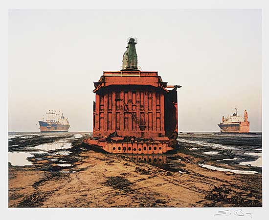 #204 ~ Burtynsky - Shipbreaking No. 49, Chittagong, Bangladesh