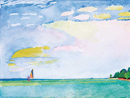 #208 ~ Curnoe - Ducharme Beach, St. Joseph looking N.W. August 22