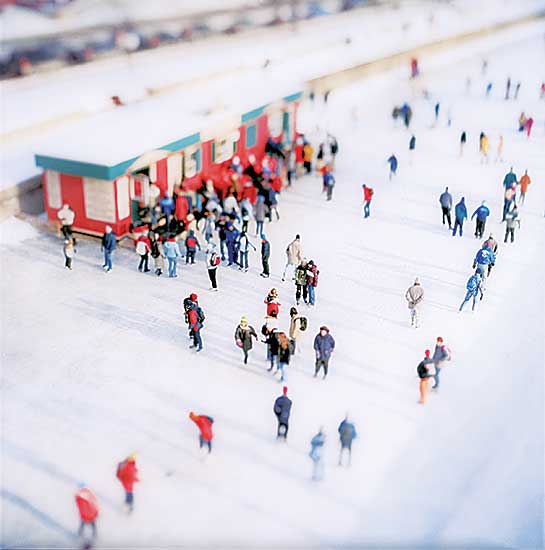 #219 ~ Hafkenscheid - Skaters, Rideau Canal