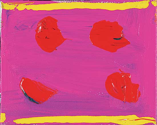#247 ~ Ronald - Untitled - Four Red Dots