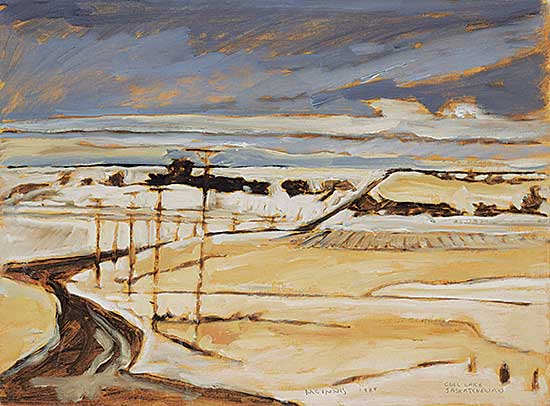 #500 ~ McInnis - View from Gull Lake, Sask.