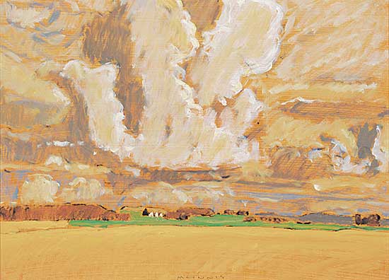 #501 ~ McInnis - North of Provost, Uncut Wheat Field