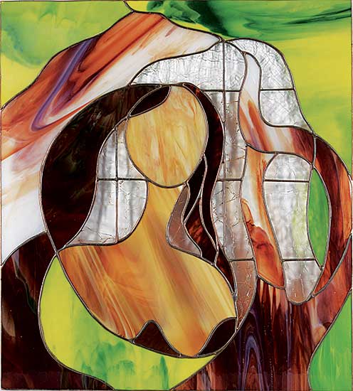 #507.1 ~ Odjig - Untitled - Lady in the Window