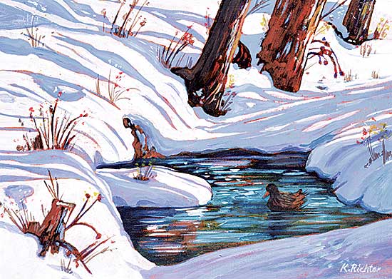 #525 ~ Richter - Winter Swim